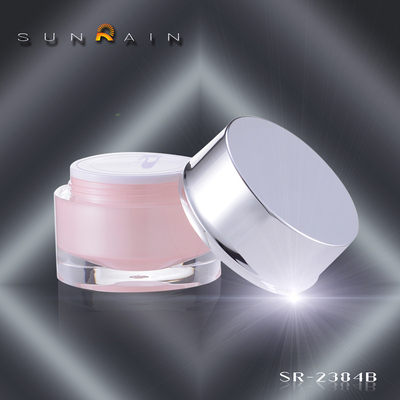 Sunrain PMMA のプラスチック化粧品は Personnal の心配のための 30ML 50ML SR-2384B を震動させます