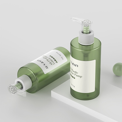 全プラスチック リサイクル可能 28/410 プラスチックローションポンプ PCR カスタマイズされた左 右クリームポンプ
