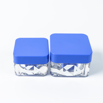 二重壁空き 30g 50g アクリル正方形顔クリーム ボトル プロ印刷