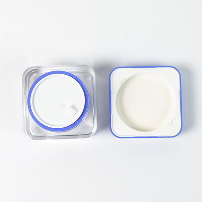 二重壁空き 30g 50g アクリル正方形顔クリーム ボトル プロ印刷